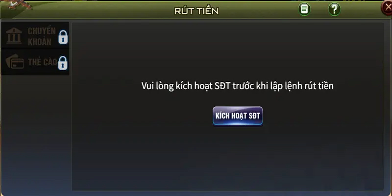 rút tiền B52club Những lỗi thường gặp khi rút tiền B52club
